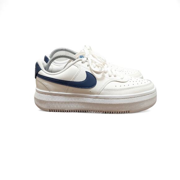 Nike Court Vision Alta Sail/Diffused Blue Sneakers - Women's Size 11 New No Box - Picture 2 of 9